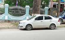 Cần bán xe Chevrolet Aveo 1.5AT đời 2018, màu trắng   giá 350 triệu tại Tuyên Quang